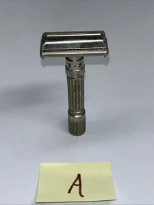 Vintage G2 Fat Boy? Double Edge Ajustable 1-9 Safety Razor USA - Bild 1 von 9