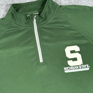 Camisa Michigan State Spartans Para Hombres Mediana NCAA Baloncesto Manga Larga Bajo Armo - Imagen 1 de 14