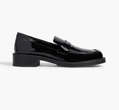 Stuart Weitzman NEW! patent leather loafer 8.5/38.5 - Image 1 of 4