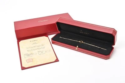 Cartier любовь круг двойной цепи браслет Au750 K18YG желтое золото коробка чехол - Изображение 1 из 4
