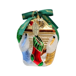Waterford Holiday Heirlooms STRÜMPFE WURDEN AUFGEHÄNGT Kamin Weihnachtsschmuck  - Bild 1 von 6