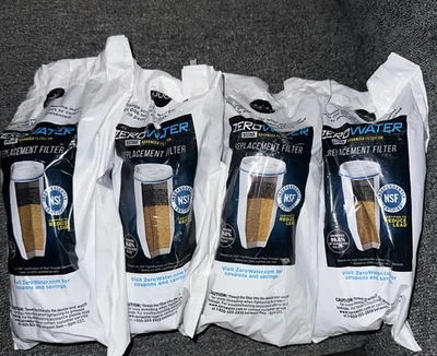 (4) Lot Zero Water 5-Stage Replacement Water Filters Filter NEW SEALED ZR-006 - Image 1 of 3