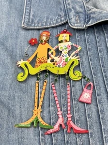 Vintage Karen Rossi #1 Mom Brooch - Picture 1 of 6