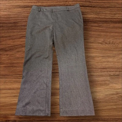 Kut from the Kloth Womens Bootcut Pants 16 Gray Crosshatch Mid Rise Stretch (705 - Image 1 of 4