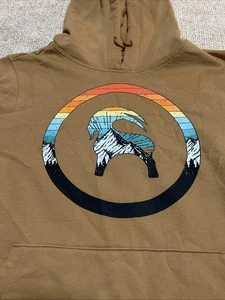 Backcountry Ziege Größe M Pullover Hoodie Wandern Outdoor kostenloser Versand NC - Bild 1 von 9
