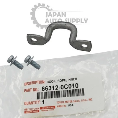 OEM GENUINO TOYOTA TACOMA TUNDRA PANEL INTERIOR GANCHO DE AMARRE CON TORNILLOS 66312-0C010 Foto 1 de 4