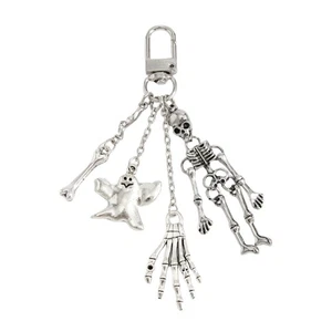 Quirky Bone Keyring With Sturdy Alloy Material Humorous Backpack Charm For Teens - Picture 1 of 8