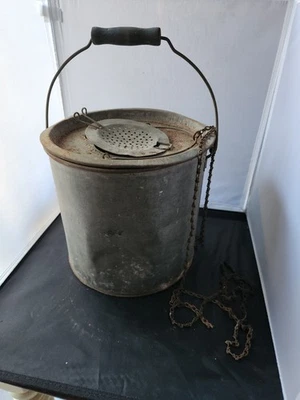 Vintage Galvanized Bait Bucket - Image 1 of 2