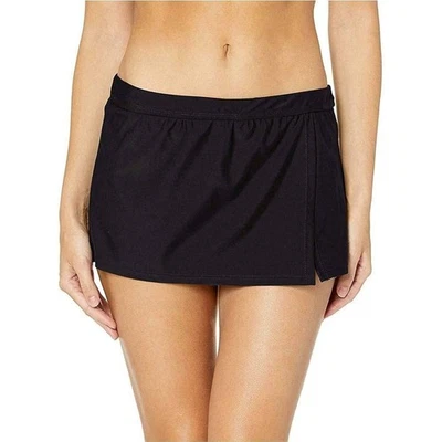 Falda de baño Catalina negra XL (16-18) muesca lateral traje de baño cubierta inferior nueva con etiquetas Foto 1 de 4