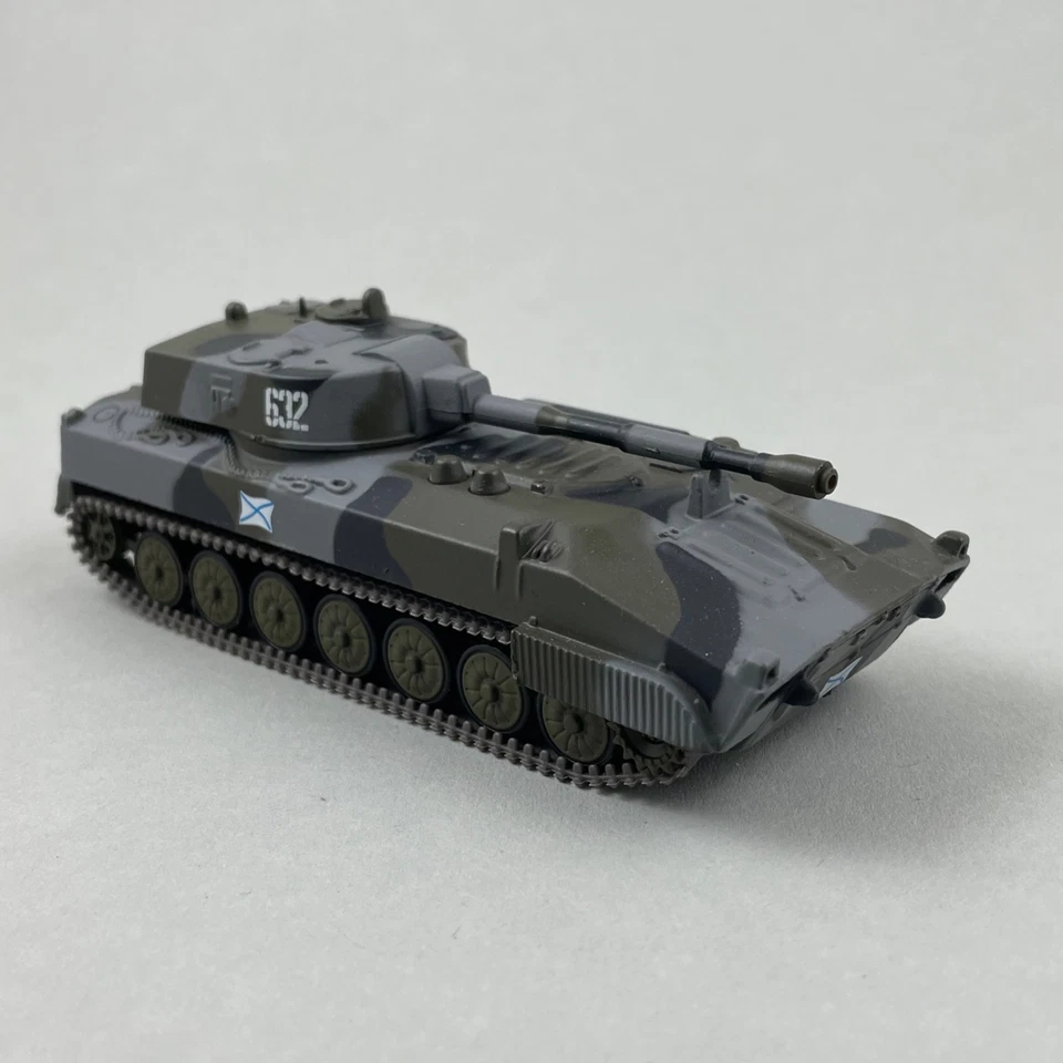 2S1 Gvozdika Soviet USSR Diecast Tank De Agostini 1/72 Scale, Russian tanks - Image 1 of 4