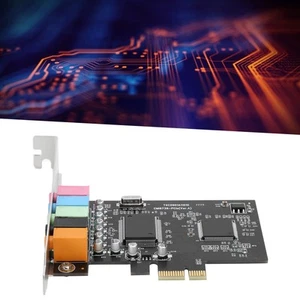 Pcie 5.1 Channel Sound Card 6 Channel Card CMI8738 Chip With CD Access Fit - Picture 1 of 12