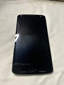 Black Motorola Droid Turbo 2 XT1585 LCD Digitizer Touch Screen + Frame Assembly - Picture 1 of 4