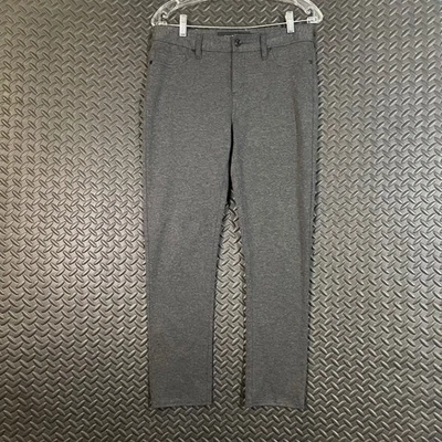 Pantalones Calvin Klein Tejidos Cómodos Elastizados Informales Carrera Gris Para Mujer Talla 6 Foto 1 de 4