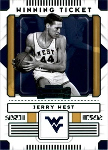 2020-21 Panini Contenders Draft Picks Winning Tickets Green #37 Jerry West - BSK - Picture 1 of 2
