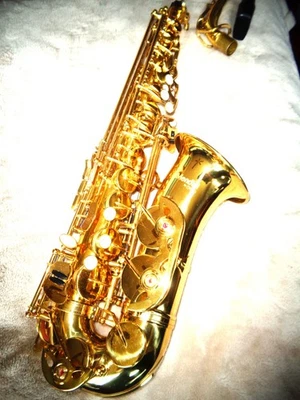 Mendini by Cecilio Saxophone MAS-L Sax Brass Student Beginner Band School Case S - Image 1 of 4