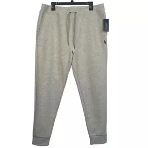 NEW Ralph Lauren Men's XXL Joggers Sweatpants Cotton Polyester Heather Grey - Picture 1 of 9