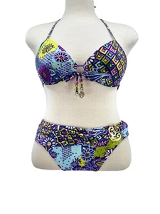 Luli Fama Flowery swimsuit Bikini - Picture 1 of 10