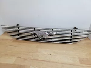 1994-98 Ford Mustang Front Main Upper Grill Grille Insert Running Horse used - Picture 1 of 9