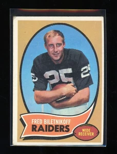 1970 Topps Football #85 Fred Biletnikoff Oakland Raiders - Imagen 1 de 2