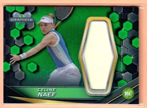 2024 Topps Graphite Celine Naef Green Refractor Graphite Relics #/75 SP - Picture 1 of 2