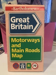 Bartholomew Great Britain Motorways and Main Roads Map 1995 - Picture 1 of 2