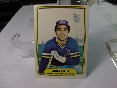 1982 Fleer Baseball #509 - Julio Cruz - Seattle Mariners  82-1270 - Image 1 of 2