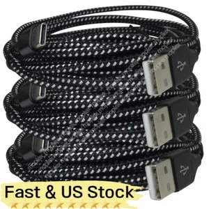 1-3Pack 10ft USB C/Type C Cable Fast Charger Charging Cord For Samsung S8 S9 S10 - Picture 1 of 12