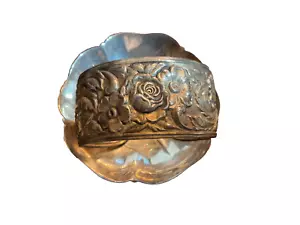 S. Kirk and Son 19F Sterlingsilber Repousse Armreif Armband Baltimore Rose - Bild 1 von 4
