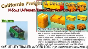 CAL Freight & Details UTILITY TRAILER w/Open Load (1kit) N/1;160 - Picture 1 of 11