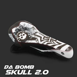 Da Bomb NEW SKULL 2.0 Bike MTB BMX Dirt Jumper Saddle Low Profile Aero Shape - Picture 1 of 11