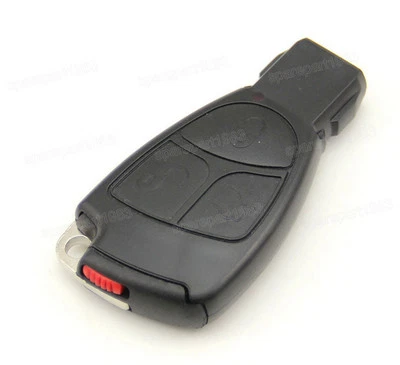 Remote Smart Insert Key Shell Case W/ Holder + Blade For Mercedes Benz 3 Buttons Foto 1 de 4