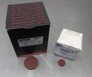 Lot of 200 NEW! Asstd. Abrasive QC Discs (100) Superior 11218 (100) Merit 99750 - Picture 1 of 3