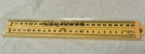 Misuratore pieghevole/bastone da cortile 526 centimetri reversibili/pollici/piedi di plastica - Foto 1 di 10