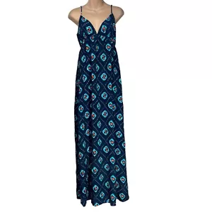 Twelfth Street Silk Dress L Maxi Luxury Vacation Boho Summer Feminine Romantic - Picture 1 of 8