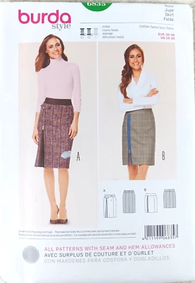 Burda Style 6835 Sewing Pattern Skirt Size 10-20 - Image 1 of 3