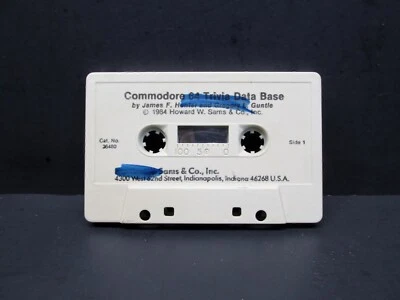 Commodore 64 Trivia Base, Cassette, Howard W. Sams & Co. Inc., 1984 - Image 1 of 3