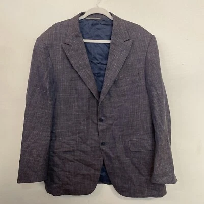 Blazer Canali 1934 Lana/Seda/Lino Multicolor Ventana Hecho en Italia talla 42R Foto 1 de 4