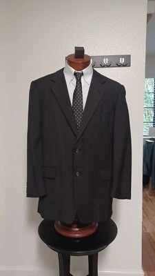 hickey freeman 42r gray blazer - Image 1 of 4