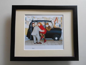 Beryl Cook print 'Taxi' FRAMED - Picture 1 of 2
