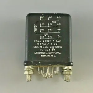 STRUTHERS-DUNN M5757/15-001 ELEKTROMAGNETISCHES RELAIS 5A SPULE 28VDC - Bild 1 von 8