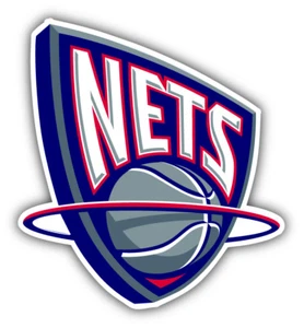 New Jersey Nets NBA Basketball Logo Car Bumper Sticker Decal - 3'' or 5'' - Picture 1 of 1