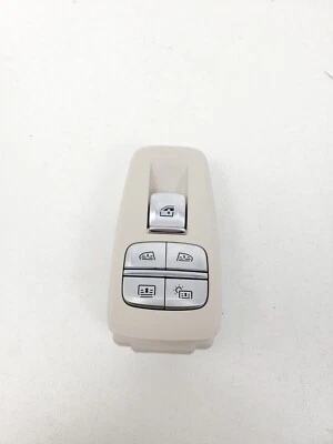 BMW ALPINA B7 750 G12 2016-2019 puerta trasera interruptor de ventana eléctrica beige OEM  Foto 1 de 4