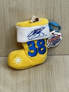 Nascar Team Bears #38 Elliott Sadler Medias Peluche Adorno Amarillo - Imagen 1 de 6