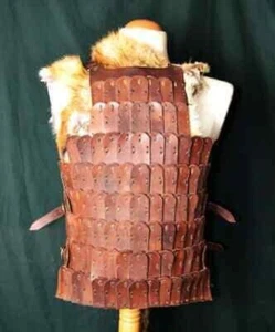 Armatura lamellare lamellare vichinga Halloween fatta a mano larp armatura cosplay - Foto 1 di 3