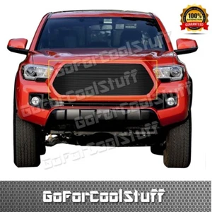 Para 2016 17 18 Toyota Tacoma parrilla de billete negra 1 pieza inserto de repuesto recortado - Imagen 1 de 2