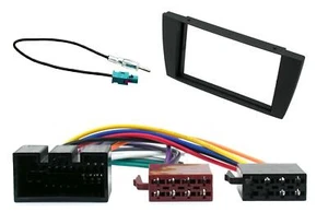 CT24JG02 Doble Din Facia Iso Cableado Adaptador Aéreo Kit para Jaguar S-Type X-Type - Imagen 1 de 1