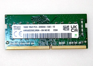 HMAA2GS6CJR8N-XN , L67710-005 , SK HYNIX / HP 16GB 1RX8 PC4-3200AA LAPTOP MEMORY - Picture 1 of 2