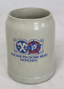 Boccale A Birra IN Gres - Hacker-Pschorr Bräu München - La - Foto 1 di 2