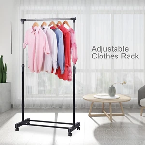 Laundry Clothes Storage Drying Rack Floor Standing Hanger Garment Coat Hat-Rack - Picture 1 of 12