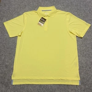 Drake Waterfowl Polo Men’s XL Performance Stretch Iris Yellow Outdoors Duck - Picture 1 of 6